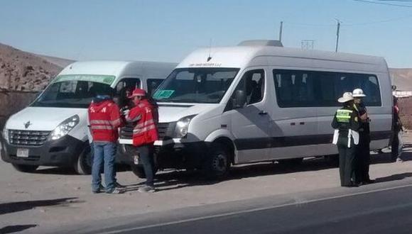 Arequipa: Inspectora de Sutran fue atropellada en carretera