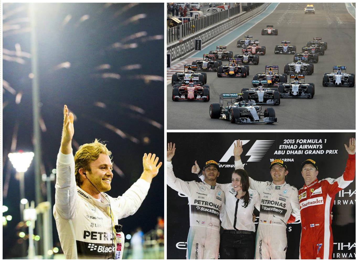 Fórmula 1: Nico Rosberg ganó en el Gran Premio de Abu Dabi