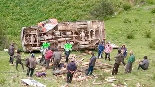 Camión se despista en Cusco dejando un fallecido y tres heridos