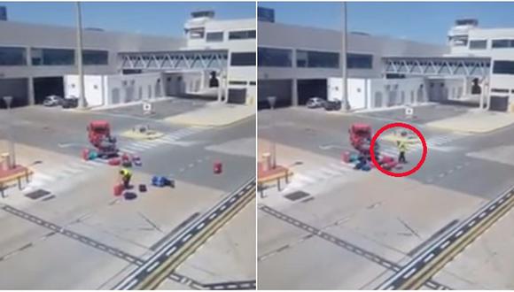 YouTube: trabajador de Iberia es grabado golpeando maletas de clientes (VIDEO)