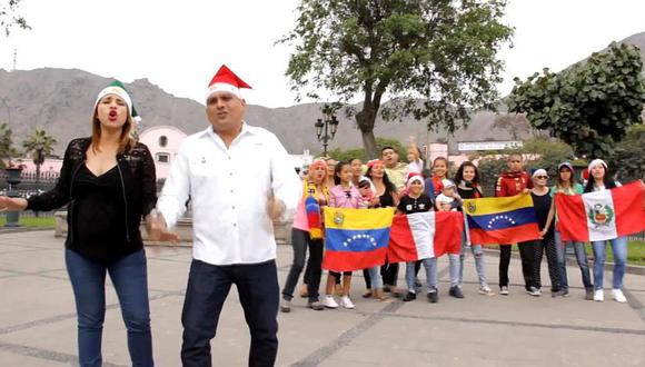 El emotivo regalo de Navidad de los venezolanos al Peru está en YouTube