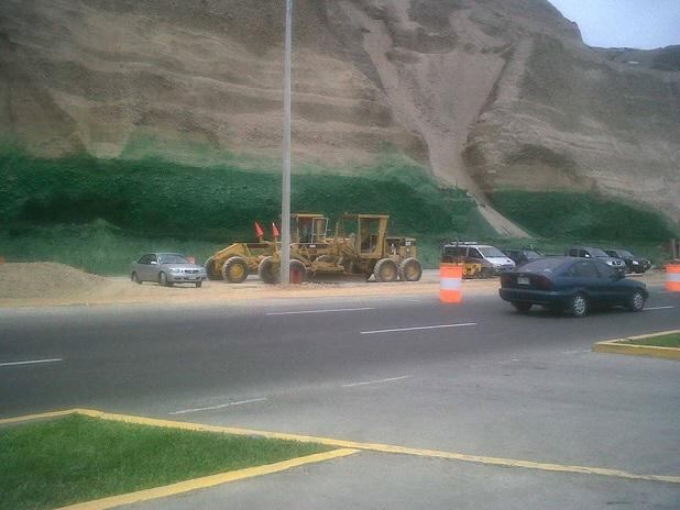 Emape explica por qué pintó de verde la Costa Verde