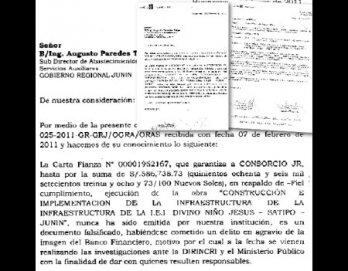 Otra carta fianza falsa en el GRJ