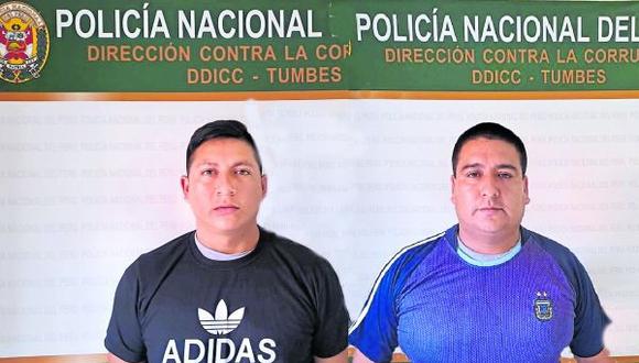 Los agentes Cristian Soto Aquise y Omar Vega Guevara son investigados por el delito de encubrimiento personal, por presuntamente haber favorecido en la fuga del agente Juan Velásquez León