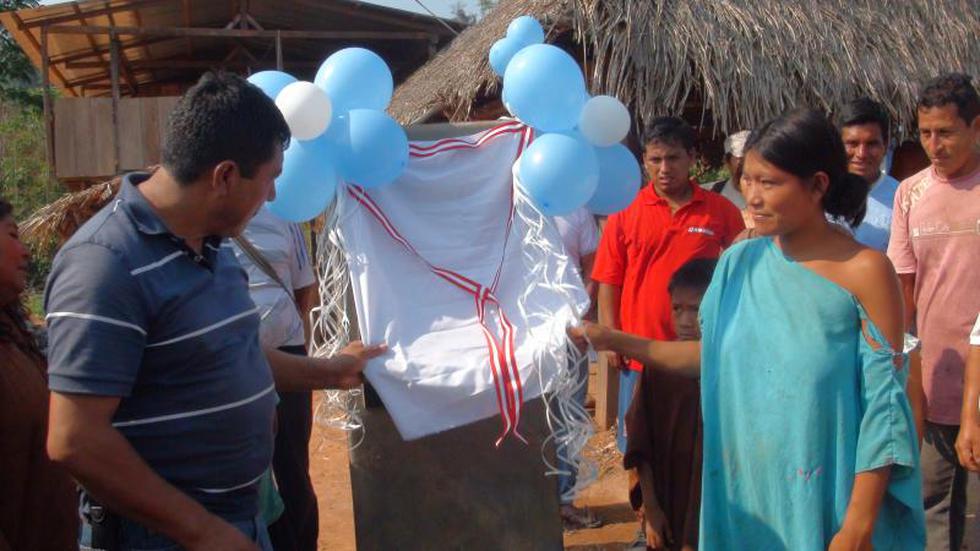 Asháninkas de Pichari ya cuentan con agua potable y desagüe 
