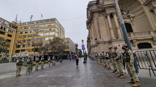 Ministro Barragán sobre militares armados en exteriores de Palacio: “Es parte del patrullaje integrado con la PNP” 