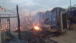 Más de 10 familias damnificadas deja incendio en Sullana, en Piura (VIDEO)