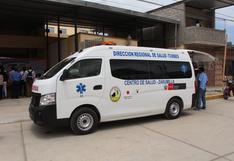 Tumbes: Dirección Regional de Salud hizo entrega de ambulancia al establecimiento médico de Zarumilla