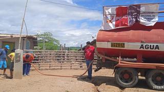 Tumbes: Distribuyen agua potable por cisterna a centros poblados del distrito de Casitas