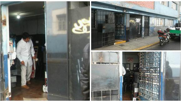 ​Cercado de Lima: roban cabina de Internet a una cuadra de comisaría (VIDEO)