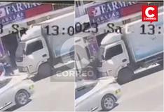 Exalcalde embiste a ‘marcas’ que fugaban luego de robar S/20 mil a dueña de botica en Huancayo
