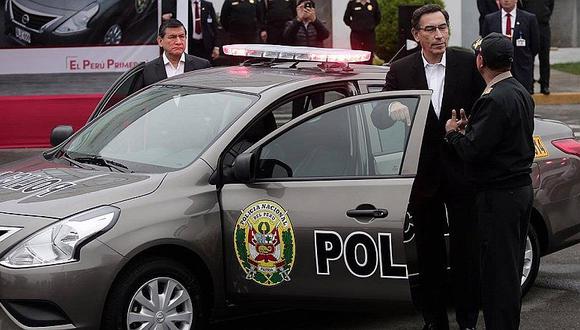 Martín Vizcarra: 900 nuevos patrulleros tendrá la Policía para combatir delincuencia
