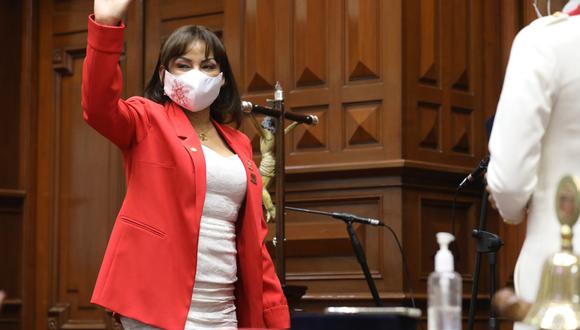 Kira Alcarraz es congresista de la República por Somos Perú. (Foto: Congreso)
