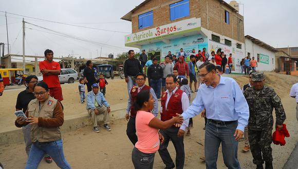 Presidente Vizcarra se compromete a entregar obras y agua para Piura