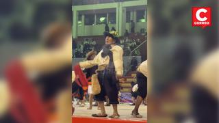 Adulto mayor sorprende con su vitalidad para bailar el huaylarsh en concurso (VIDEO) 
