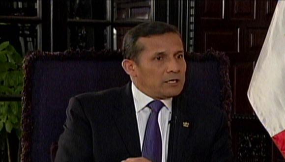 Humala reconoce desinformación en la ley Servir