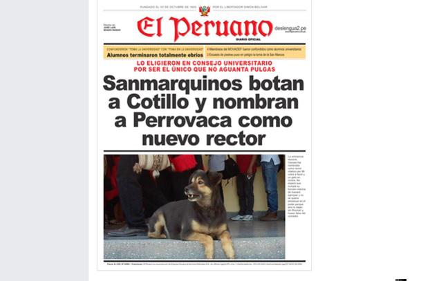 Viral por meme que propone a mascota de la UNMSM como nuevo rector