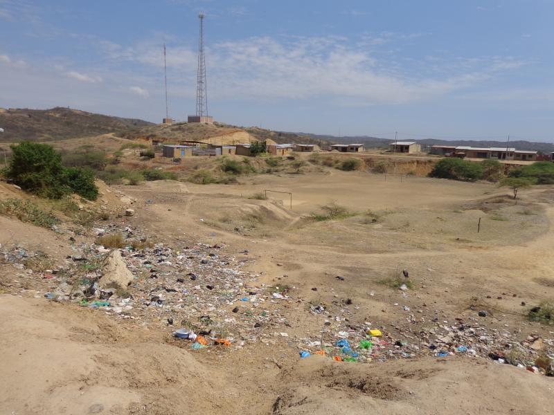 Moradores del Tablazo Alto en el olvido