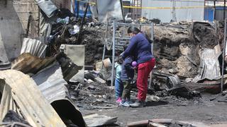 Arequipa: Incendio dejó escombros y dolor en familia