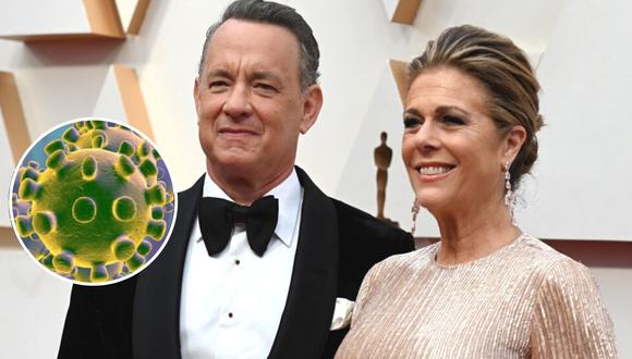 Tom Hanks y su esposa dan positivo en prueba de coronavirus. (Foto: AFP / Composer)