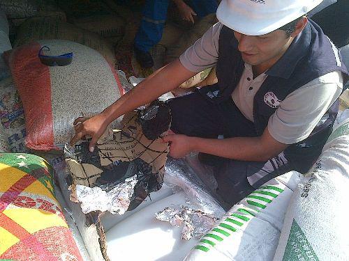 Sunat decomisa 2,5 toneladas de insumos químicos usados para elaborar drogas