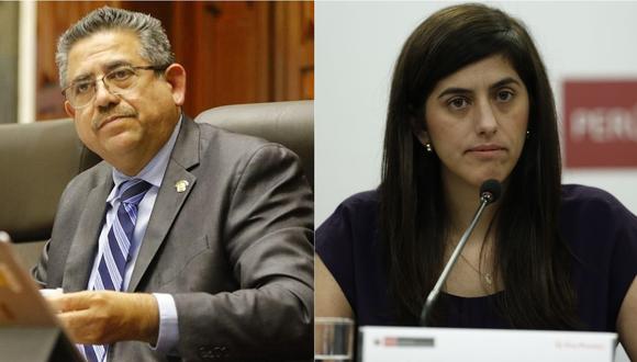 Manuel Merino critica contratación a María Antonieta Alva. | Foto: Composición.