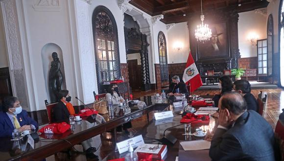 El presidente Francisco Sagasti lideró la última sesión del Consejo para la Reforma del Sistema de Justicia. (Foto: Presidencia Perú)