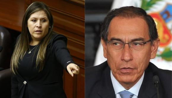 ​Lourdes Alcorta señala que Yeni Vilcatoma presentó moción para vacar a Martín Vizcarra