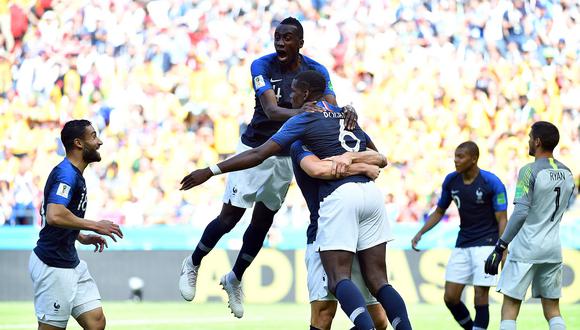 Francia venció 2-1 Australia en el primer partido del grupo C