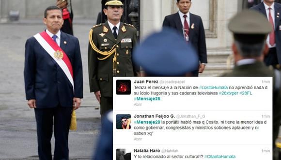 Mensaje de la Nación de Ollanta Humala no convenció
