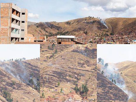 Incendian predio para evitar invasión