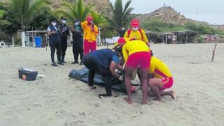 Hallan a extranjero que murió ahogado en mar de Tumbes