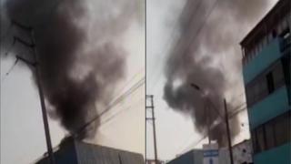 Chorrillos: Se registra incendio en vivienda de avenida Defensores del Morro (VIDEO)