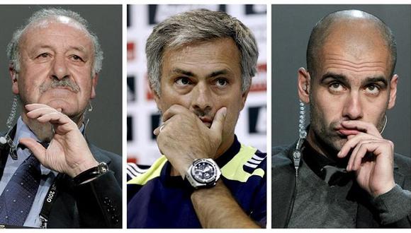 Del Bosque, Guardiola y Mourinho candidatos al 'Mejor entrenador del Año'