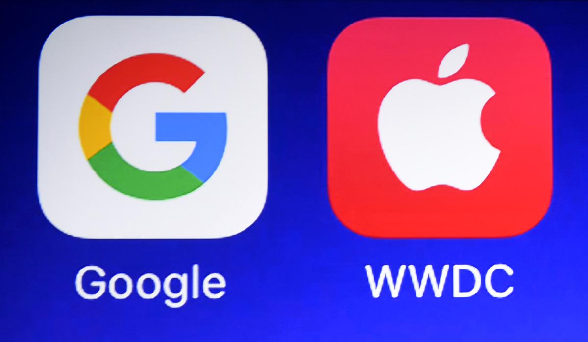 Google y Appel unen su tecnología para luchar contra el COVID-19. (Foto: AFP/Damien Meyer)