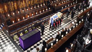 Empieza el funeral del príncipe Felipe, esposo de la reina Isabel II, en la capilla de San Jorge (VIDEO)