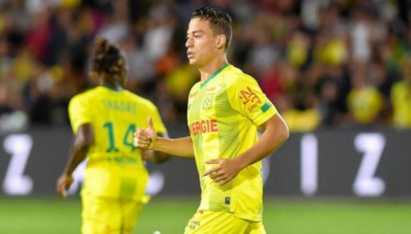 Cristian Benavente participó en 12 partidos de Nantes en la temporada 2019-20 de la Ligue 1. (Foto: AFP)