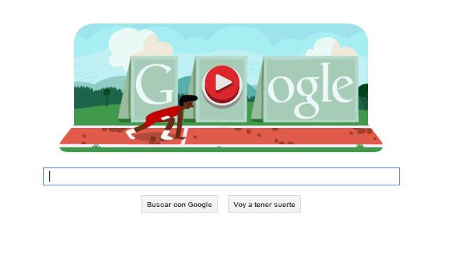 Londres 2012: Google te reta a una carrera de vallas con nuevo doodle