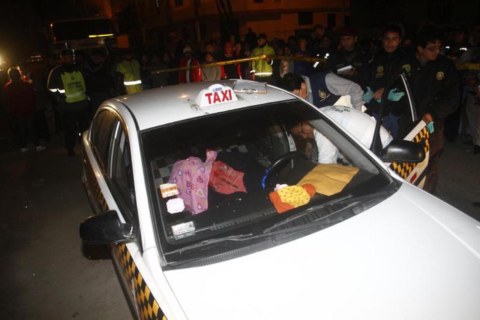 Acribillan a taxista frente a su familia (FOTOS)