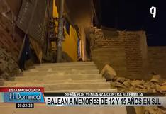 Dos adolescentes son baleadas por sujetos en los exteriores de su casa en San Juan de Lurigancho