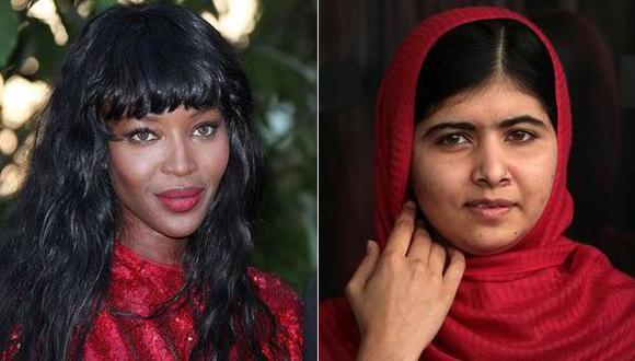 Naomi Campbell llamó "malaria" a Malala Yousafzai cuando la saludó por el Premio Nobel