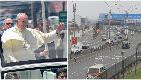 Papa Francisco en Perú: Avenida Elmer Faucett será cerrada durante 4 horas 