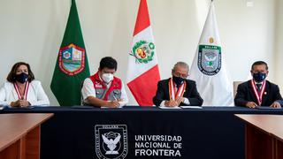 Universidad Nacional de Frontera y Dirección Regional de Educación suscriben convenio para promover acceso a la educación universitaria