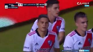 River Plate se impone: Juanfer Quintero anotó el 3-0 sobre Laferrere (VIDEO)
