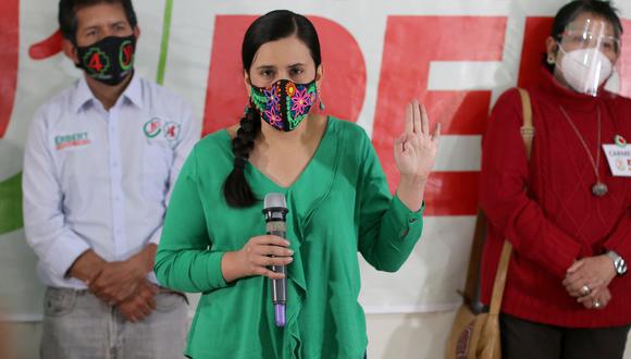 Verónika Mendoza es candidata presidencial de Juntos por el Perú. (Foto: GEC)