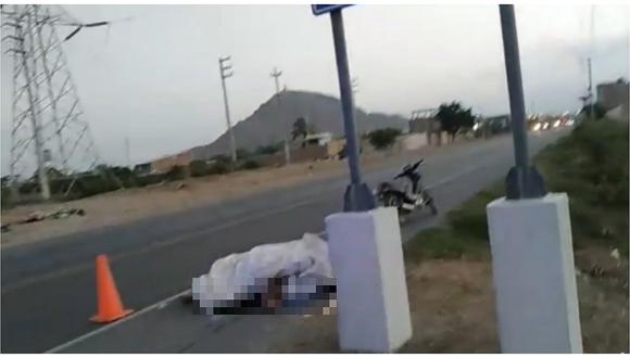 Hombre muere arrollado por vehículo en la Panamericana Norte 