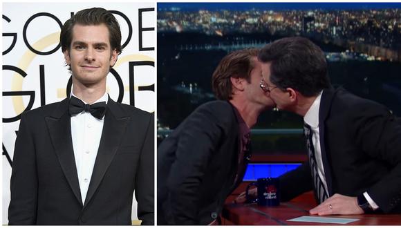 Andrew Galfield vuelve a besar a un hombre en televisión (VIDEO)