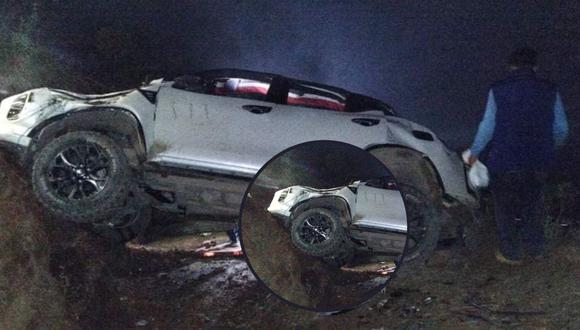 El accidente de tránsito ocurrió en el sector El Alto, a unos metros del distrito de Pataz. (Foto: Radio Futuro)