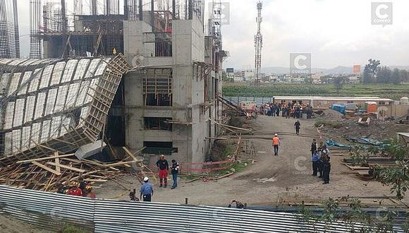 ​Arequipa: 19 heridos deja el colapso de techo de la U. Continental (VIDEO)