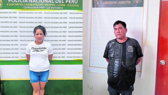 Estaban prófugos de la justicia, hasta que fueron detenidos en Chiclayo y en el distrito de Ciudad Eten. Cabecilla “FM” está preso en penal de Picsi.
